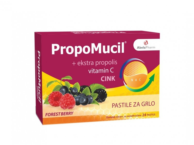 PROPOMUCIL ŠUMSKO VOĆE PASTILE A24