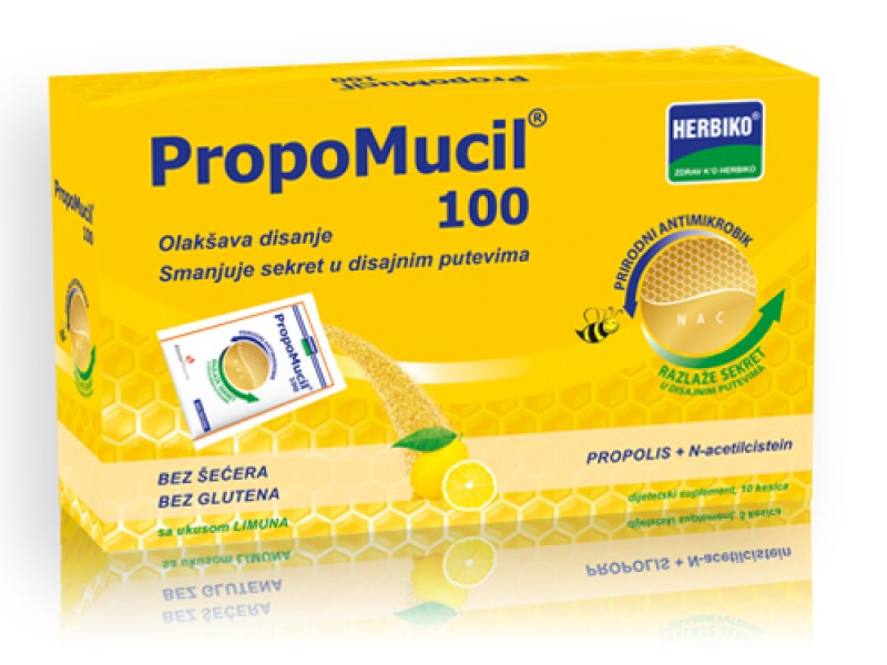 PROPOMUCIL 100 KESICE 10x100mg - ID: 10472