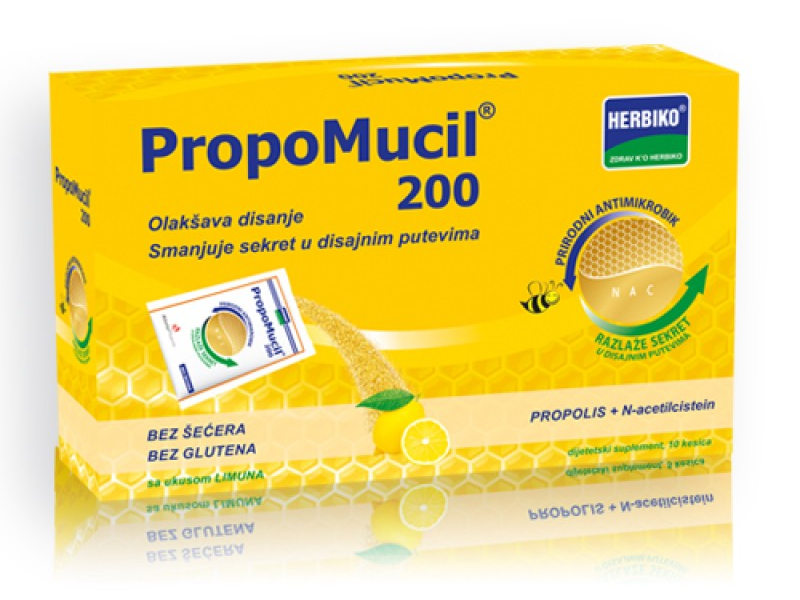 PROPOMUCIL 200 KESICE 10x200mg - ID: 10473