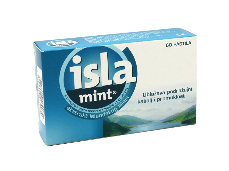 ISLA MINT PASTILE BEZ ŠEĆERA A60