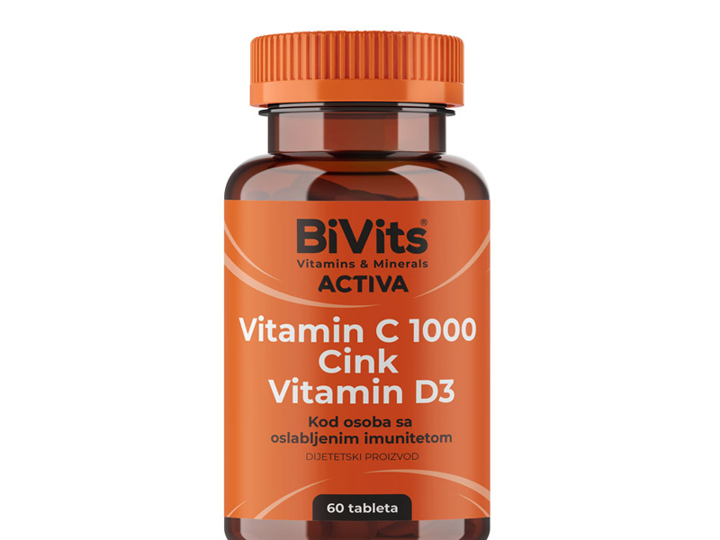 BiVits Vitamin C 1000 Cink Vitamin D3 1000