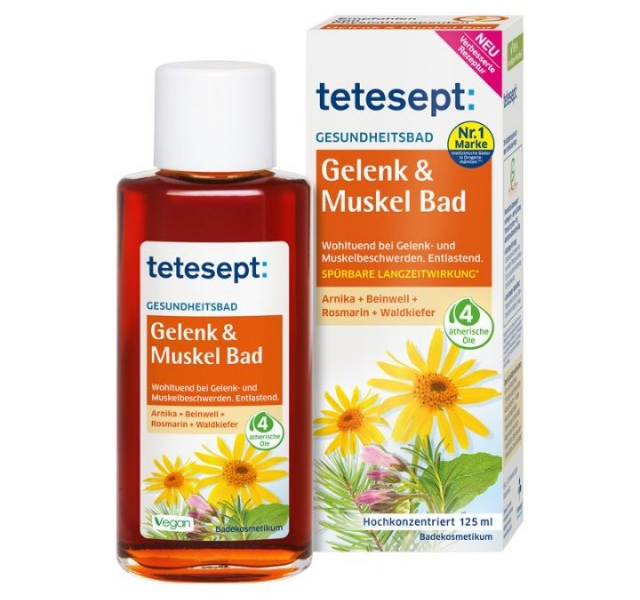 TETESEPT JOINTS & MUSCLES MEDICINSKA KUPKA 125ML